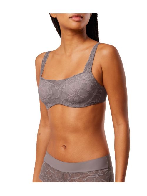 Biustonosz balkonetka Triumph Body Make-Up Illusion Lace Balconette, Kolor: cappuccino, Rozmiar: 70B  sklep ebielizna.pl