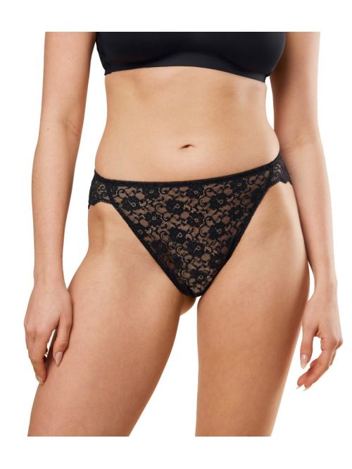 Triumph majtki damskie  tai Amourette Highleg Tai, Kolor: czarny, Rozmiar: 38  sklep ebielizna.pl