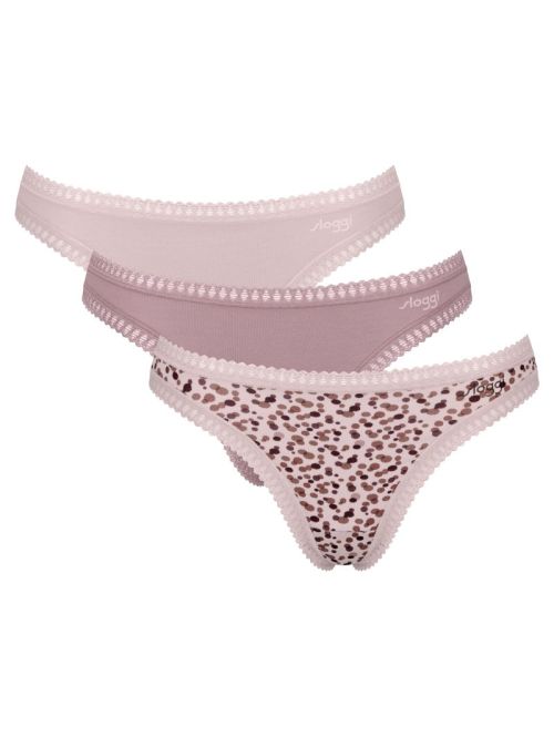 Sloggi trójpak stringi damskie GO Crush String C3P, Kolor: wielokolorowy-V001, Rozmiar: L  sklep ebielizna.pl
