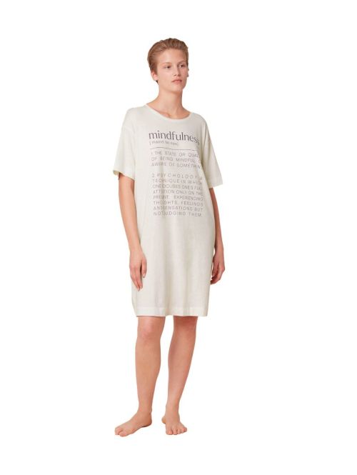 Koszula damska Nightdresses NDK SSL 10 CO/MD, Kolor: szary, Rozmiar: 36  sklep ebielizna.pl