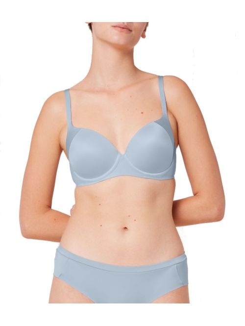 Triumph biustonosz usztywniany na fiszbinie  Body Make-up Soft Touch WP EX, Kolor: błękitny, Rozmiar: 70A  sklep ebielizna.pl
