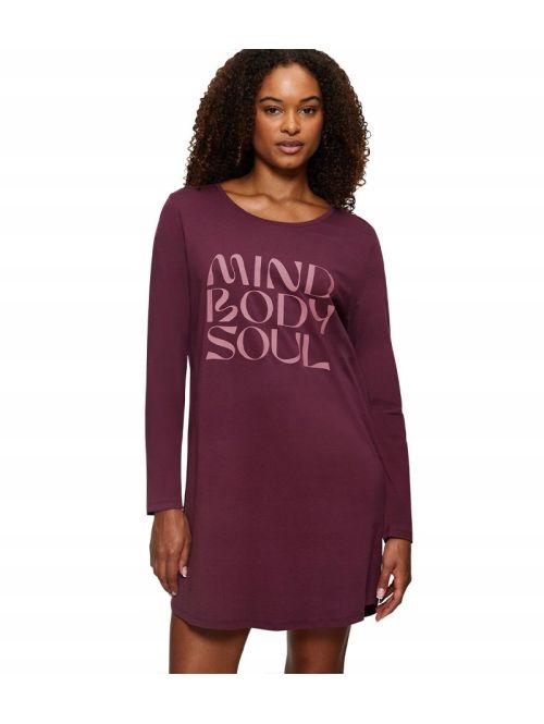 Koszula Triumph Nightdresses NDK LSL X, Kolor: bordowy, Rozmiar: 38  sklep ebielizna.pl