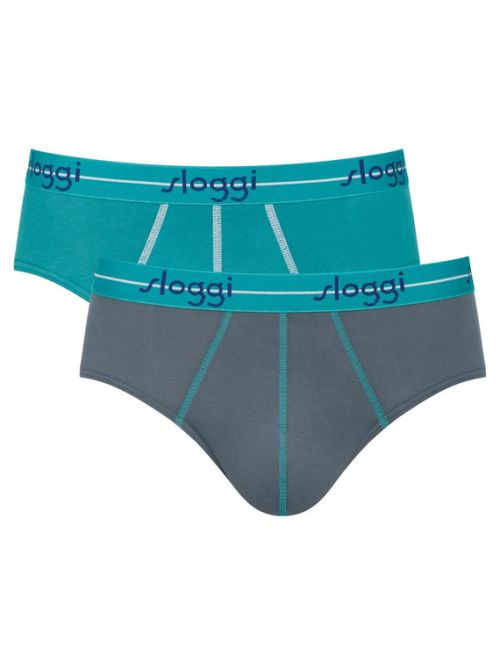 Sloggi dwupak majtki męskie men Start Midi C2P box, Kolor: wielokolorowy-M024, Rozmiar: XXL  sklep ebielizna.pl