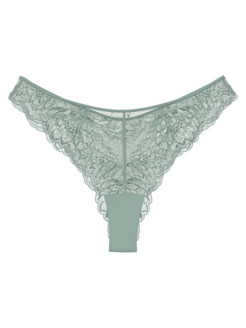 Triumph majtki damskie brazilian  Amourette Charm T Highleg Brazilian, Kolor: szałwiowa zieleń, Rozmiar: 36  sklep ebielizna.pl