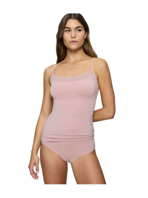Triumph koszulka damska Feel of Modal Spaghetti Top, Kolor: róż szampański, Rozmiar: L  sklep ebielizna.pl