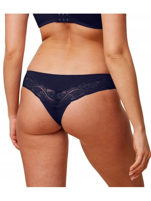 Majtki Triumph Lovely Micro Brazilian String, Kolor: granatowy-7064, Rozmiar: S  sklep ebielizna.pl