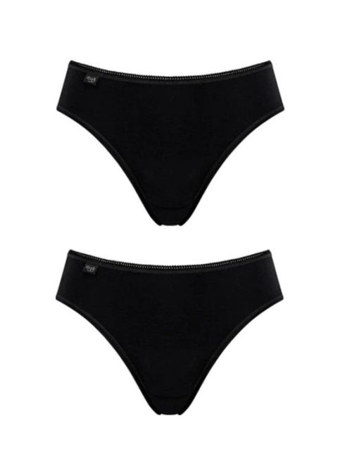 2 x Majtki damskie sloggi 24/7 Cotton H Tai C2P, Kolor: czarny, Rozmiar: 44  sklep ebielizna.pl