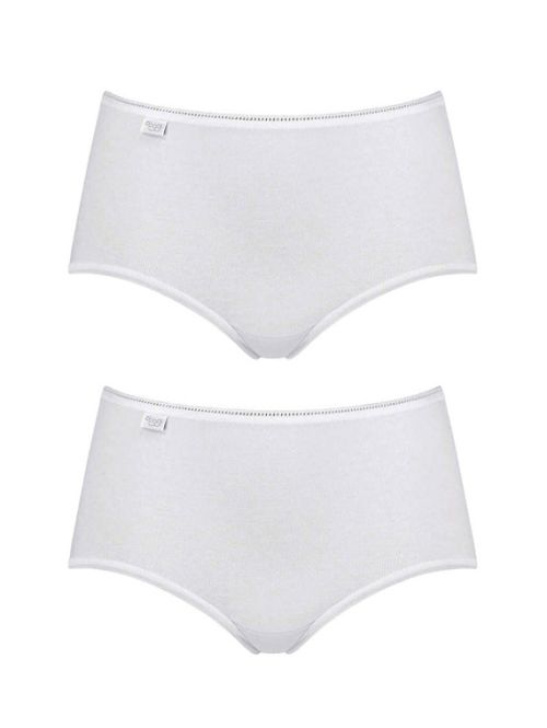 2 x Majtki damskie sloggi 24/7 Cotton H Midi C2P, Kolor: biały, Rozmiar: 40  sklep ebielizna.pl