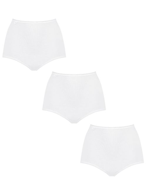 3 x Majtki damskie sloggi 24/7 Cotton H Maxi C3P, Kolor: biały, Rozmiar: 46  sklep ebielizna.pl