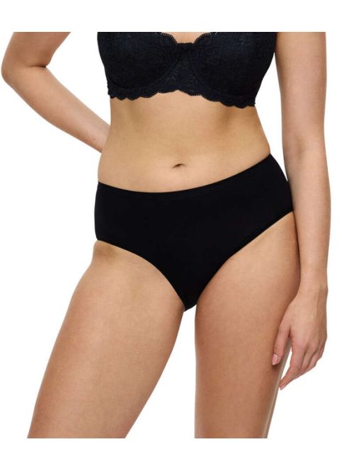 Triumph Majtki damskie midi  Sense Of Cotton Midi, Kolor: czarny, Rozmiar: 46  sklep ebielizna.pl