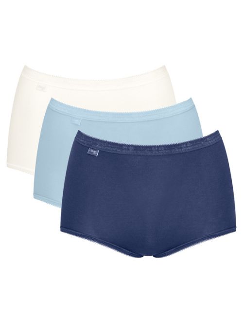 3 x Majtki damskie sloggi Basic+ Maxi C3P, Kolor: wielokolorowy-V020, Rozmiar: 40  sklep ebielizna.pl