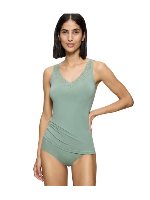 Koszulka damska Triumph Feel of Modal Tank Top, Kolor: szałwiowa zieleń, Rozmiar: XL  sklep ebielizna.pl