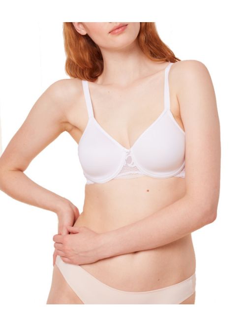 Triumph biustonosz usztywniany Modern Lace+Cotton WP EX, Kolor: biały, Rozmiar: 90D  sklep ebielizna.pl
