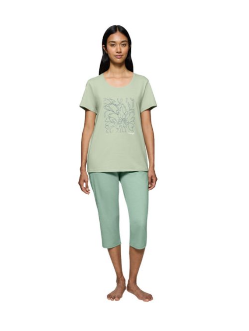 Triumph piżama damska 3/4  Sets PK Capri X 02, Kolor: zielony, Rozmiar: 36  sklep ebielizna.pl