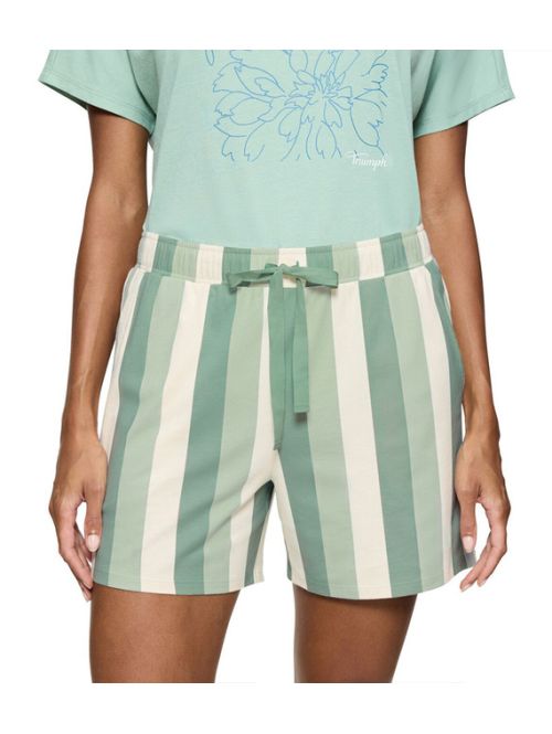 Triumph szorty damskie Mix & Match Shorts, Kolor: zielony z białym, Rozmiar: 36  sklep ebielizna.pl