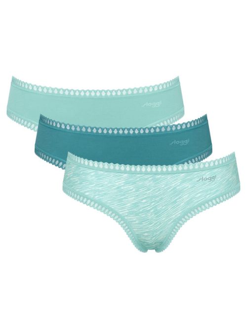 3 x Majtki damskie sloggi GO Crush Hipster C3P, Kolor: wielokolorowy V007, Rozmiar: XL  sklep ebielizna.pl