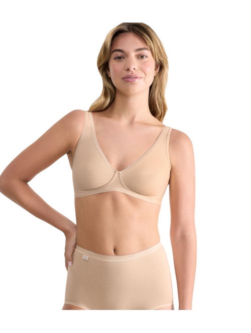 Sloggi biustonosz miękki bez fiszbin Basic+ Soft Bra, Kolor: cielisty, Rozmiar: 75A  sklep ebielizna.pl