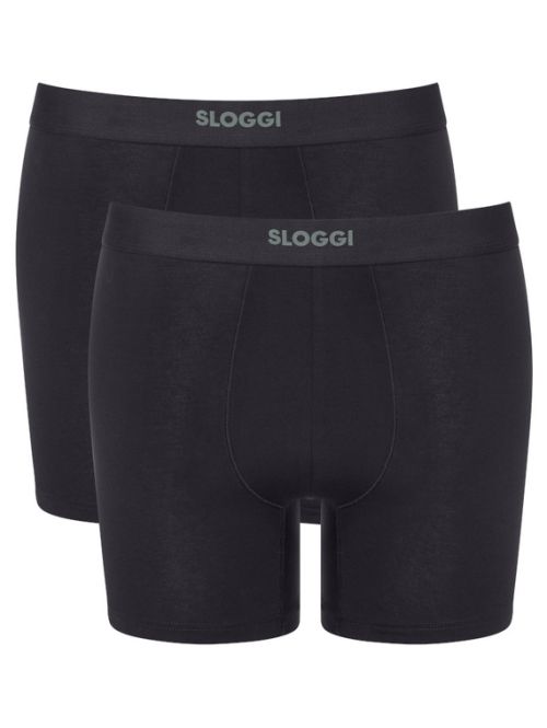 2 x Majtki męskie sloggi men EVER Ease Short 2P, Kolor: czarny, Rozmiar: S  sklep ebielizna.pl