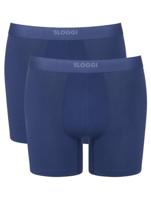 2 x Majtki męskie sloggi men EVER Ease Short 2P, Kolor: niebieski, Rozmiar: S  sklep ebielizna.pl