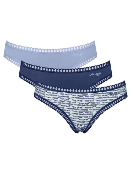 3 x Majtki damskie sloggi GO Crush Mini C3P, Kolor: wielokolorowy, Rozmiar: S  sklep ebielizna.pl