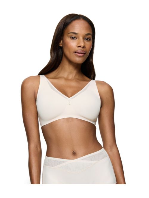 Biustonosz minimizer bez fiszbin Triumph True Shape Sensation T N01, Kolor: biszkoptowy, Rozmiar: 85E  sklep ebielizna.pl