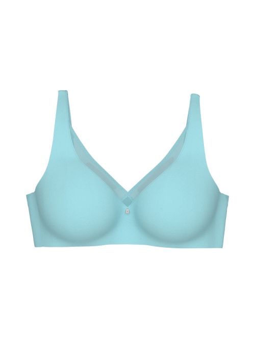 Biustonosz miękki bez fiszbin Triumph True Shape Sensation T N01, Kolor: błękitny, Rozmiar: 75D  sklep ebielizna.pl
