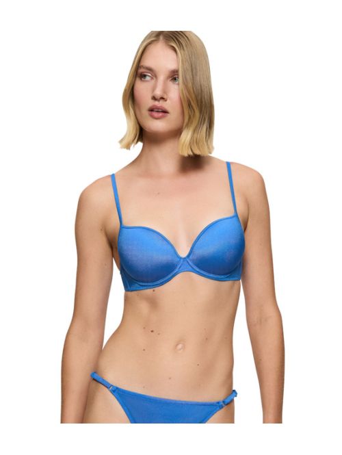 Triumph biustonosz kąpielowy push-up Midnight Swim WHU, Kolor: niebieski, Rozmiar: 36B  sklep ebielizna.pl