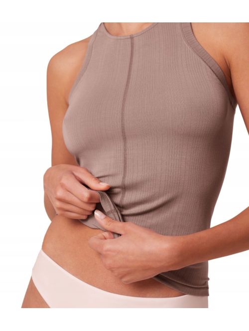 Top Damski Triumph Beauty Layers Top SSL 02, Kolor: brązowy, Rozmiar: S  sklep ebielizna.pl