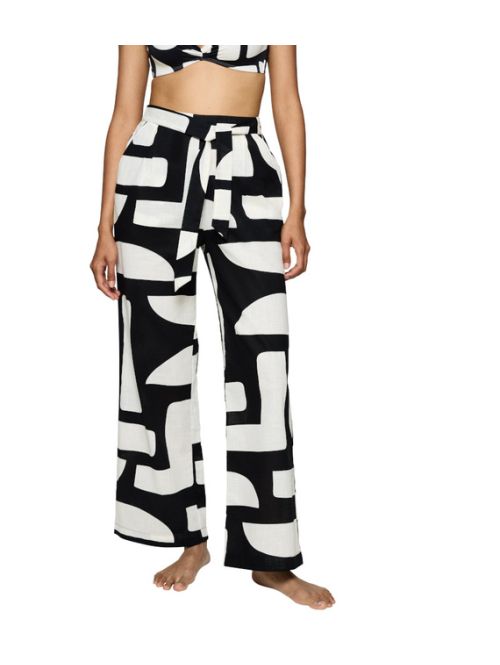 Spodnie damskie Triumph Summer Wear Trousers, Kolor: czarno-biały, Rozmiar: 38  sklep ebielizna.pl