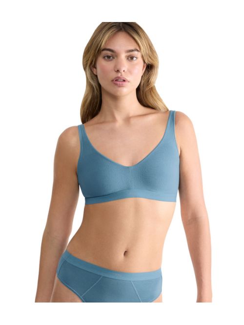 Biustonosz sloggi EVER Ease Soft bra, Kolor: niebieski, Rozmiar: XL  sklep ebielizna.pl