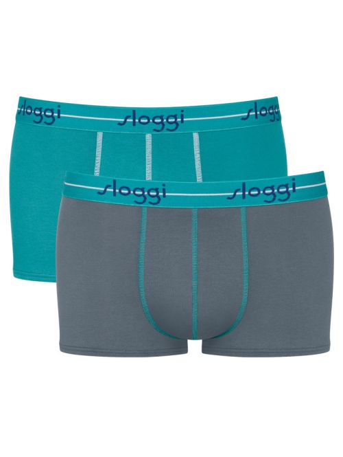 2 x Majtki męskie sloggi men Start Hipster C2P Box, Kolor: wielokolorowy, Rozmiar: XL  sklep ebielizna.pl