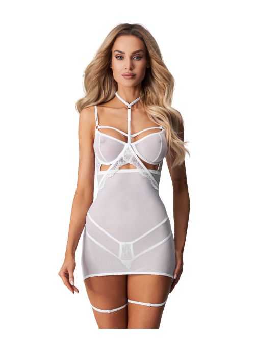 Koszula nocna Arrowel White, Kolor: biały, Rozmiar: L/XL  sklep ebielizna.pl