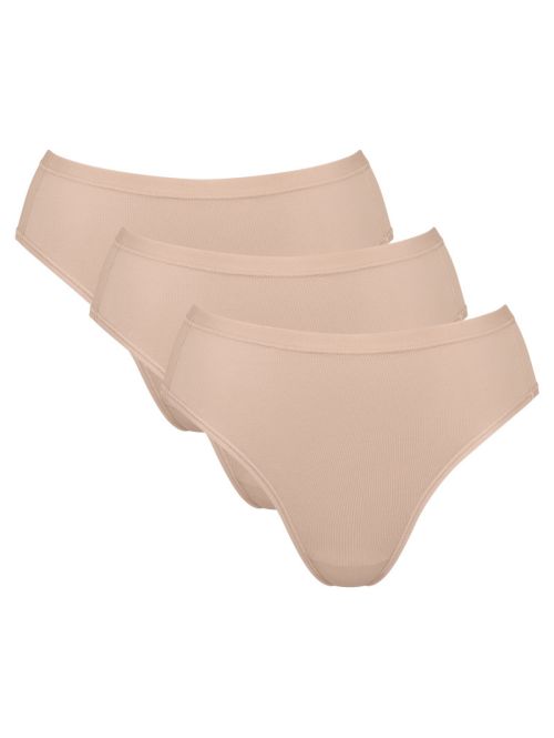 Sloggi trójpak majtki damskie tai GO Daily Cotton Tai 3P, Kolor: beż, Rozmiar: XS  sklep ebielizna.pl