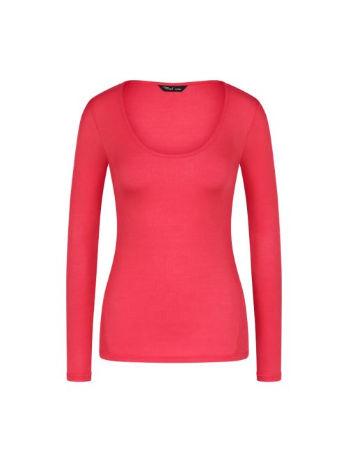 Top damski Triumph Beauty Layers Top Scoop Neck, Kolor: pomarańczowy, Rozmiar: XS  sklep ebielizna.pl