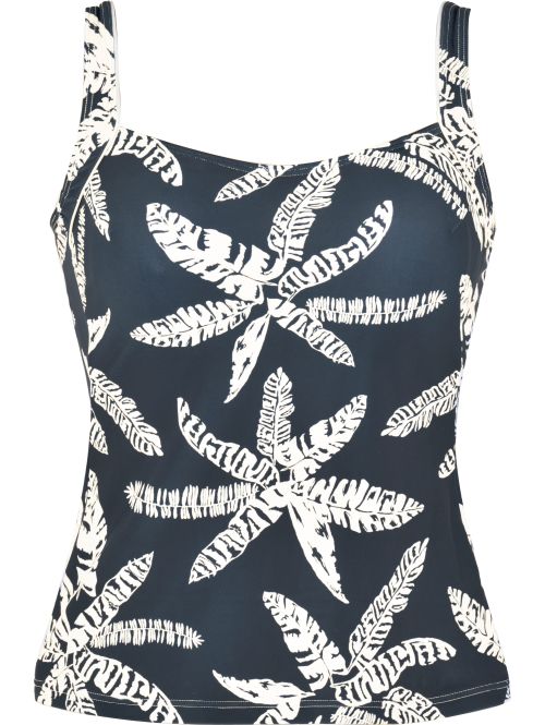 Tankini kąpielowe Naturana 77019 granatowy z białym, Kolor: granatowy z białym, Rozmiar: 38C  sklep ebielizna.pl