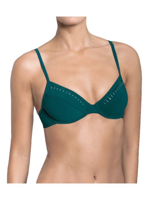 Miękka góra od stroju Sloggi Swim Jade Essentials CTOW butelkowa zieleń, Kolor: butelkowa zieleń, Rozmiar: 38C  sklep ebielizna.pl