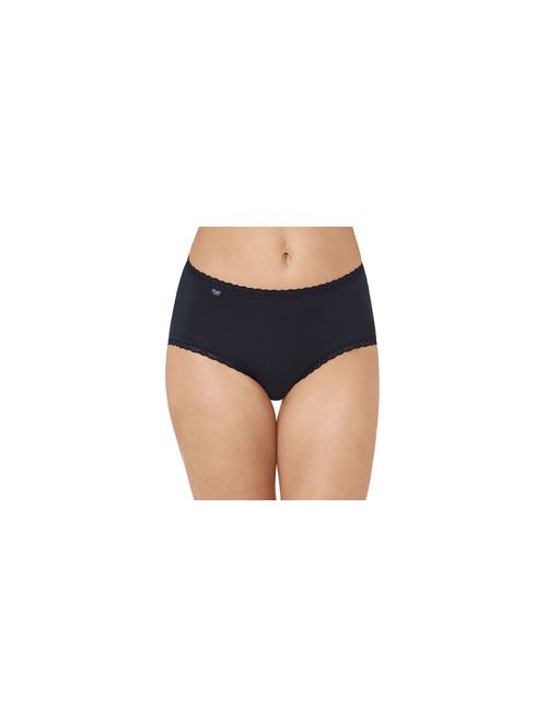 Wygodne majtki z bawełny o zabudowanym fasonie Sloggi 24/7 Cotton Maxi C3P czarny, Kolor: czarny, Rozmiar: 46  sklep ebielizna.pl