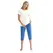Triumph Sets PK Capri X 03, Kolor: niebiesko-biały, Rozmiar: 36