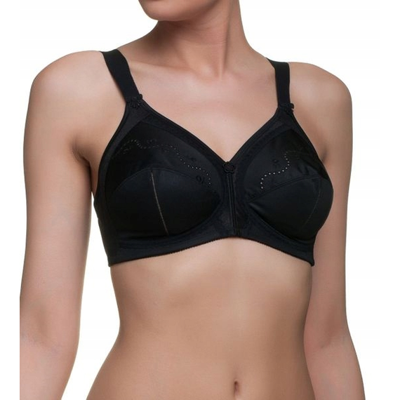 Triumph biustonosz miękki bez fiszbin Doreen + Cotton 01 N, Kolor: czarny, Rozmiar: 110D
