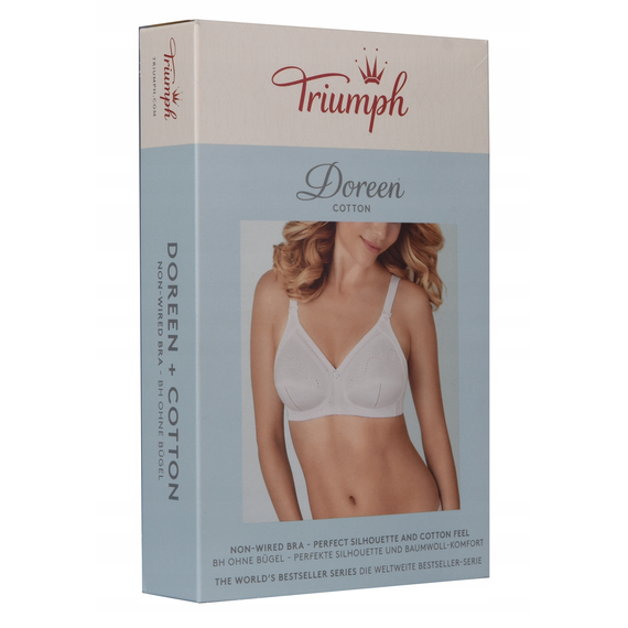 Triumph biustonosz miękki bez fiszbin Doreen + Cotton 01 N, Kolor: czarny, Rozmiar: 110D, 4 image