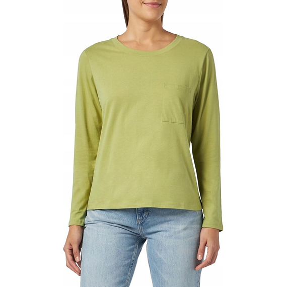 Triumph koszulka piżamowa Mix & Match LSL Top Chest Pocket, Kolor: oliwkowy, Rozmiar: 44