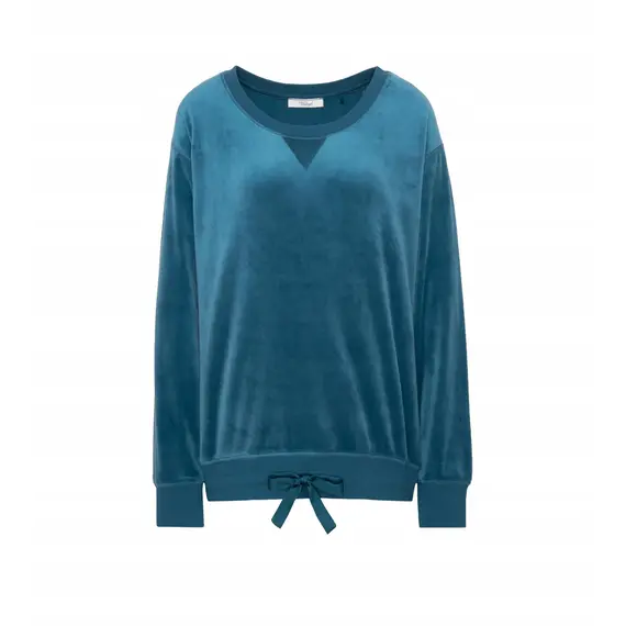 Triumph Mix & Match Velour Sweater, Kolor: niebieski, Rozmiar: 44, 6 image