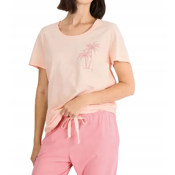 Triumph piżama damska Sets PK Capri, Kolor: morelowy, Rozmiar: 40, 3 image