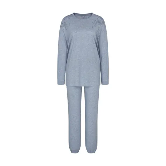 Piżama damska Triumph Endless Comfort PK 01 LSL, Kolor: niebieski, Rozmiar: 42