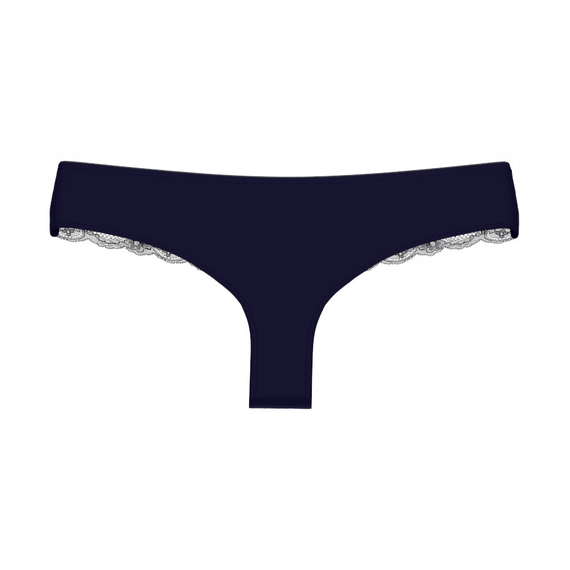 Triumph majtki brazilian string Lovely Micro, Kolor: granatowy-7064, Rozmiar: S, 4 image