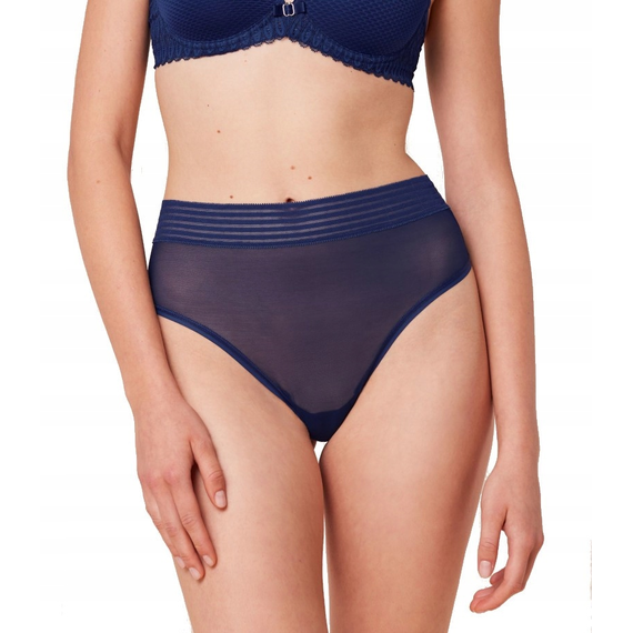 Majtki Damskie Stringi Triumph Tempting Sheer Highwaist, Kolor: granatowy, Rozmiar: S, 2 image