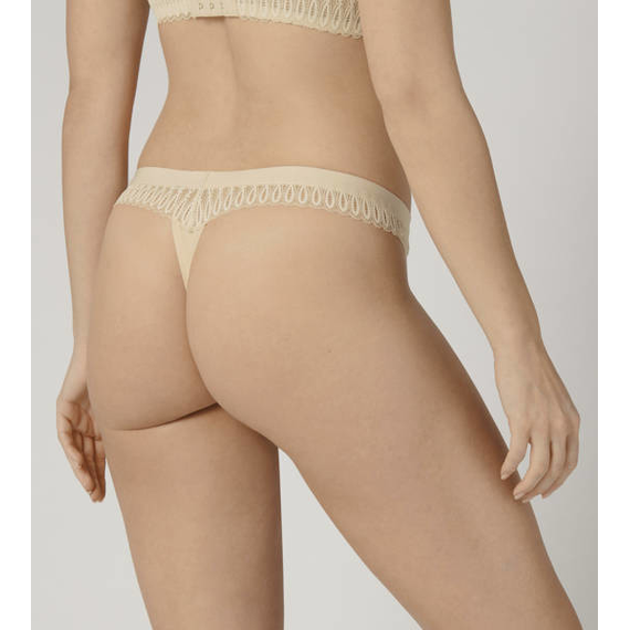 Triumph stringi Aura Spotlight High Leg String, Kolor: jasny beż, Rozmiar: 40, 2 image