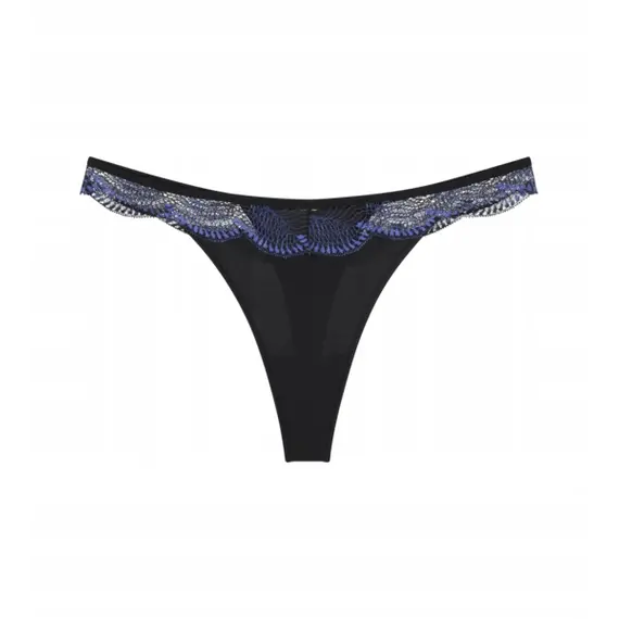 Triumph Comfort Glam String majtki damskie, Kolor: czarny, Rozmiar: 40, 4 image