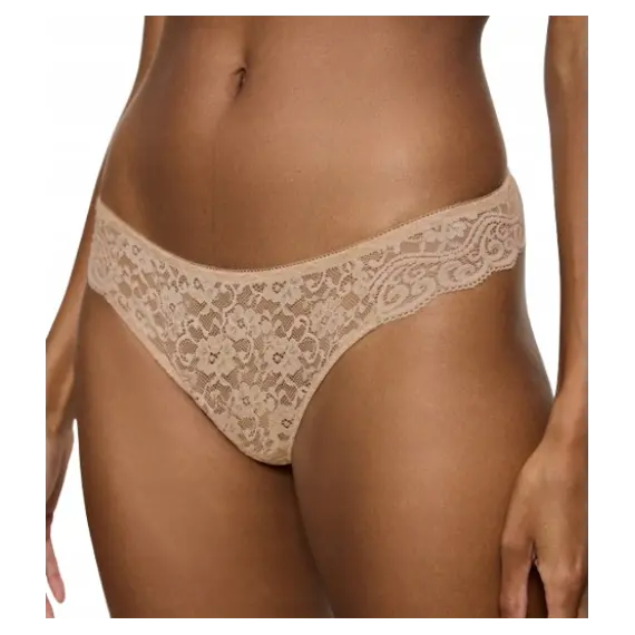 Triumph stringi damskie Amourette Hipster String, Kolor: beżowy, Rozmiar: 36