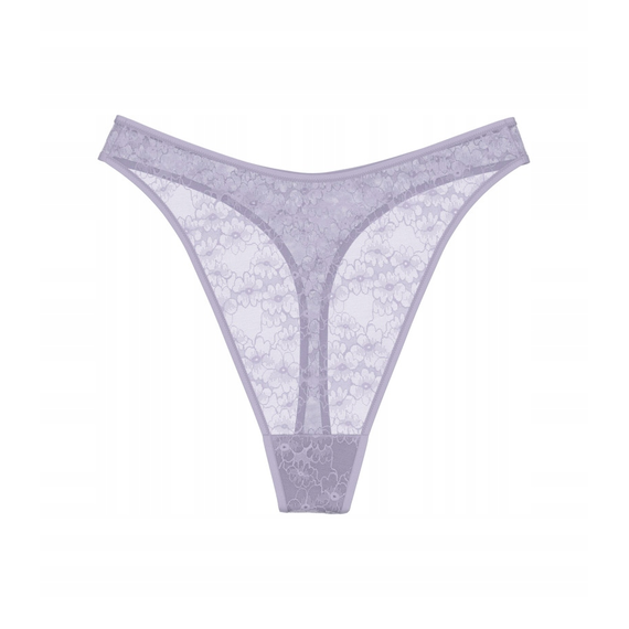 Triumph majtki damskie Bright Spotlight High Leg string, Kolor: fioletowy, Rozmiar: 38, 4 image